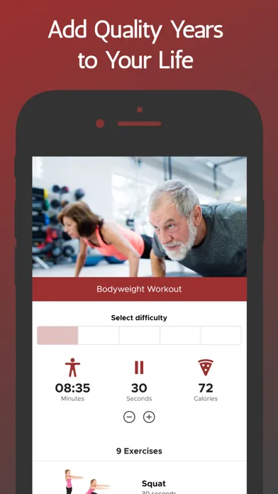 Training Plan for Over 50s Ekran Görüntüleri