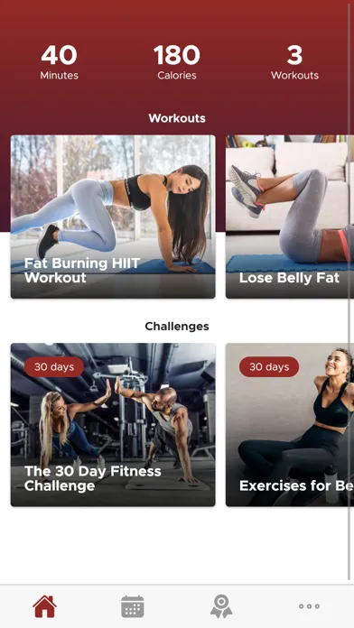 The 30 Day Fitness Challenge Screenshots