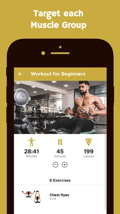 Capturas de tela do Gym Workout Programs