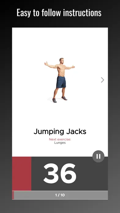 Ảnh chụp màn hình của At Home Workouts for Men