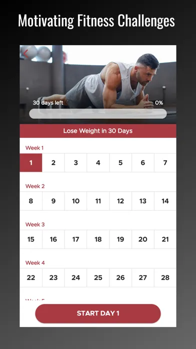 Ảnh chụp màn hình của At Home Workouts for Men