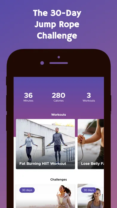 Tangkapan layar The 30 Day Jump Rope Challenge