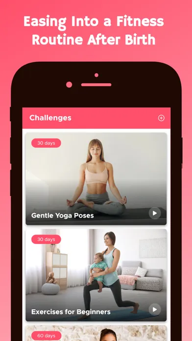 Postnatal Workouts سکرین شاٹس