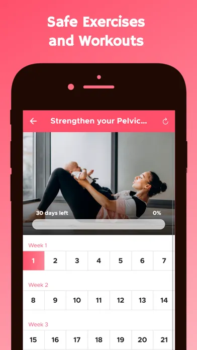Postnatal Workouts سکرین شاٹس