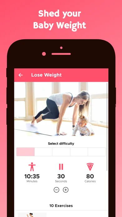Postnatal Workouts سکرین شاٹس