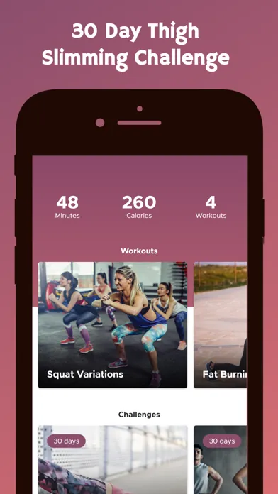 Thigh Slimming Challenge Ekran Görüntüleri