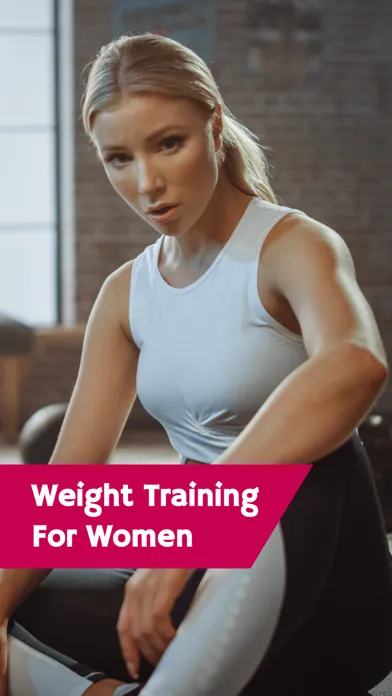 Capturas de tela do Weight Training Plan for Women
