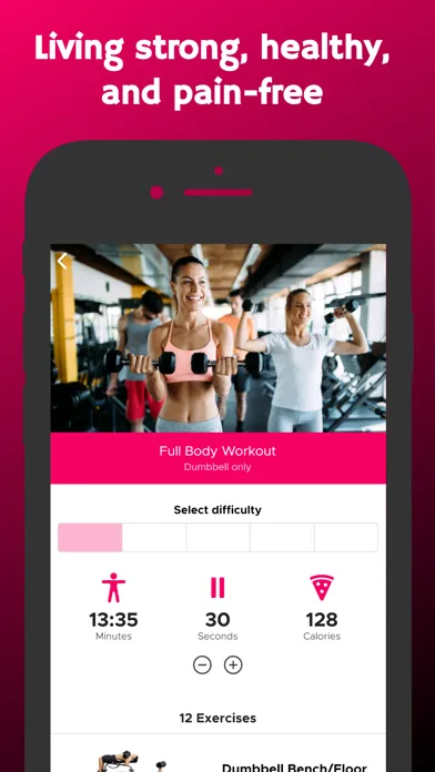 Capturas de tela do Weight Training Plan for Women