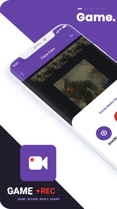 Tangkapan skrin Game Rec Games Screen Recorder
