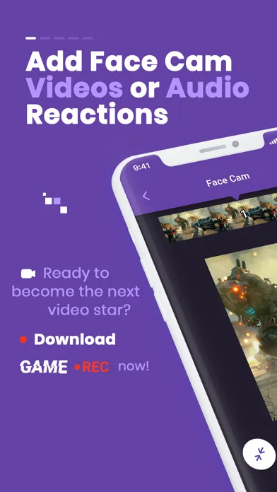 Tangkapan skrin Game Rec Games Screen Recorder