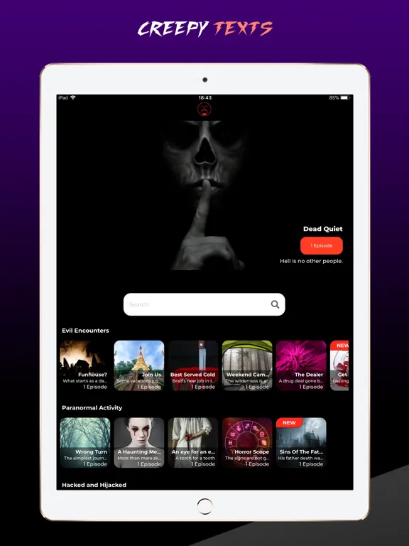 Scary Stories - yOwl - Horror iPad  स्क्रीनशॉट