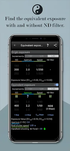 Zrzuty ekranu Photographer's companion Pro