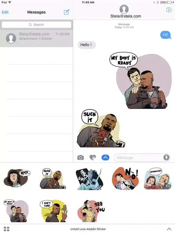 صور Abandon Sticker iPad 