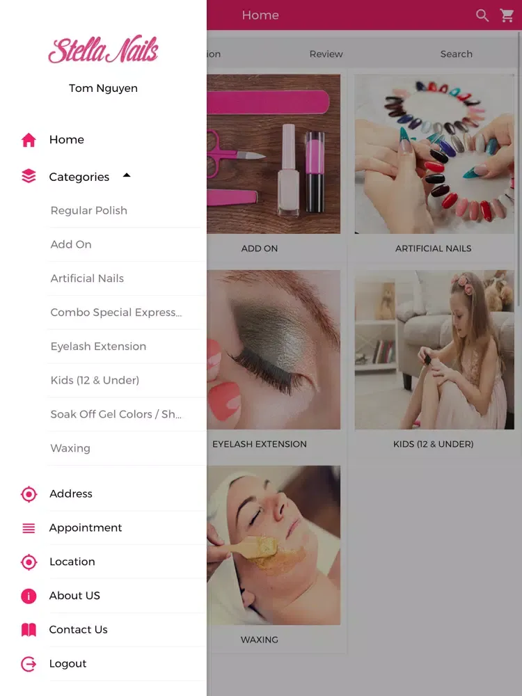 Stella Nails iPad  Screenshots