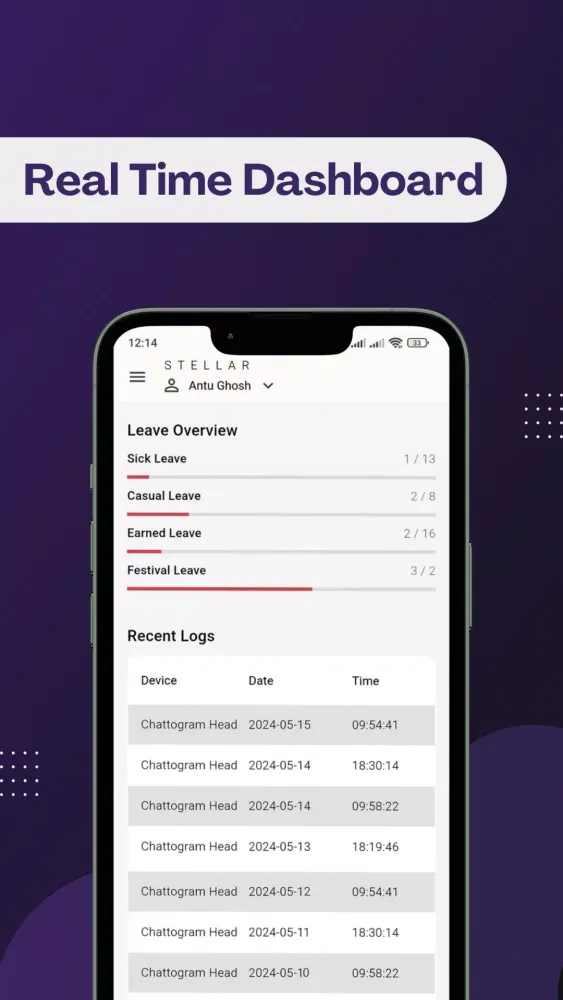 Stellar HRM Ekran Görüntüleri
