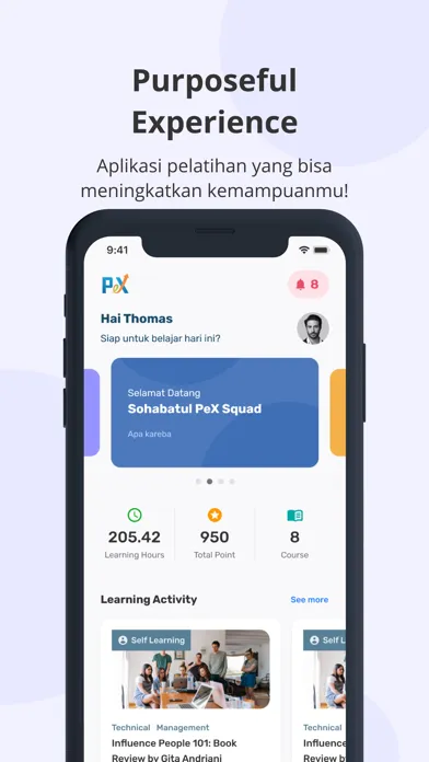 PeX: Purposeful Experience Screenshots
