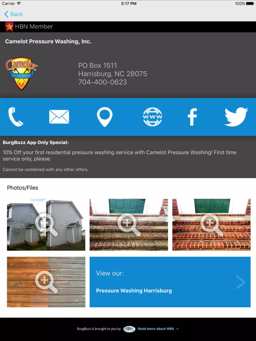 BurgBuzz iPad  سکرین شاٹس