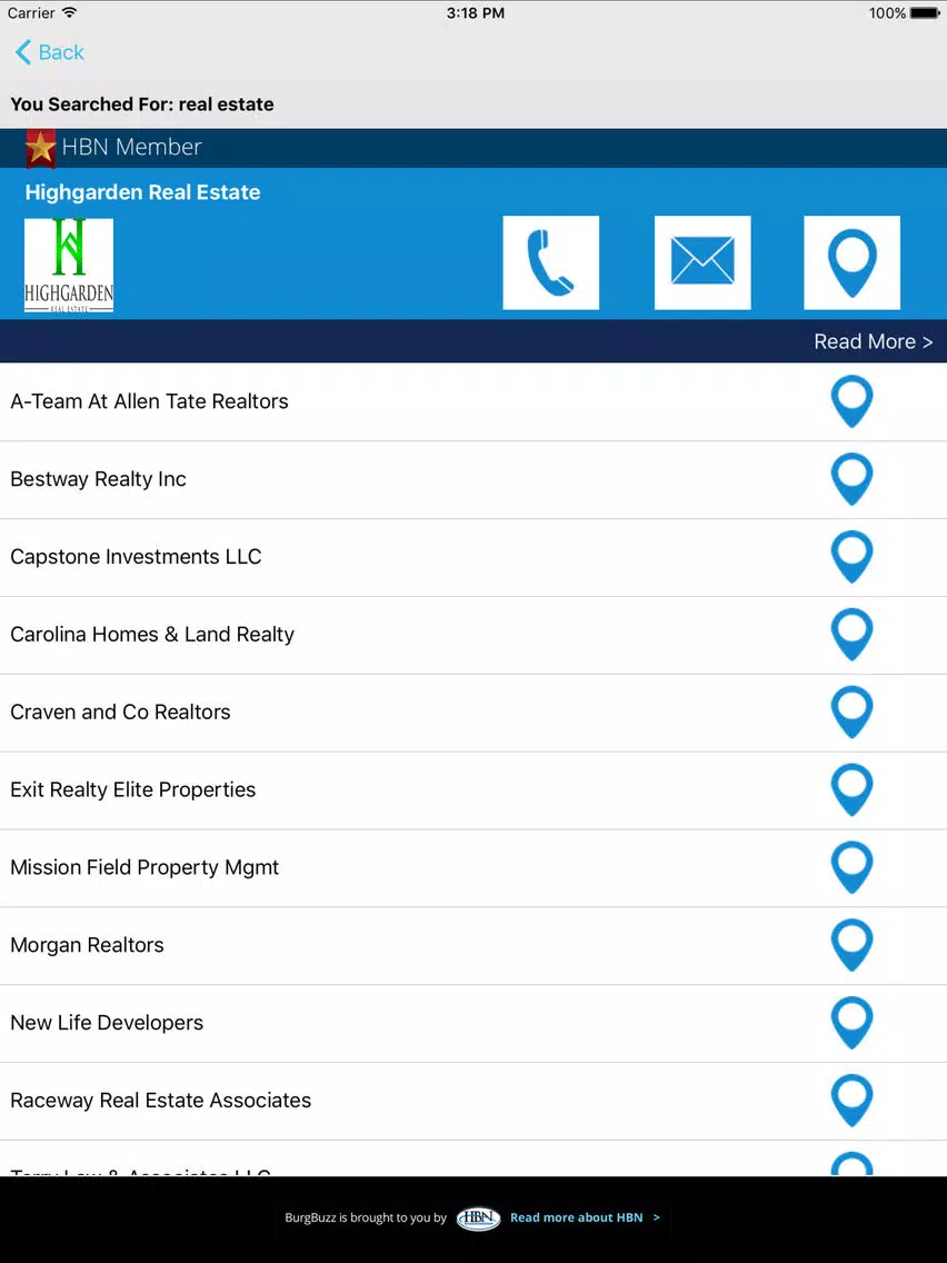 BurgBuzz iPad  سکرین شاٹس