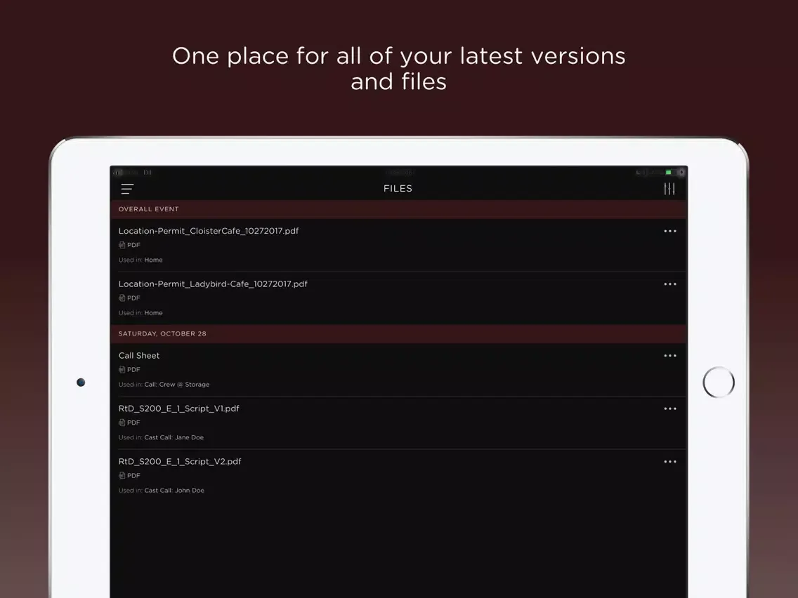Ảnh chụp màn hình của Show Runner - Run The Show iPad 