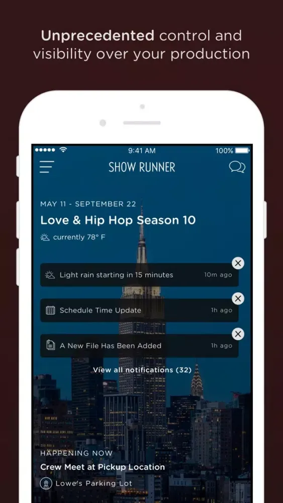 Ảnh chụp màn hình của Show Runner - Run The Show