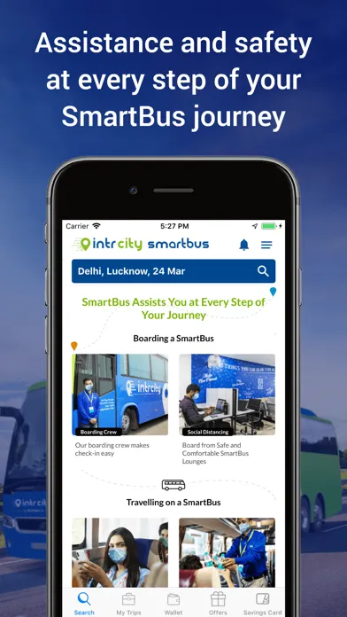 Captures d'écran de Bus Booking- IntrCity SmartBus