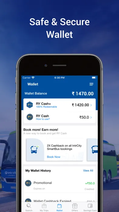 Captures d'écran de Bus Booking- IntrCity SmartBus