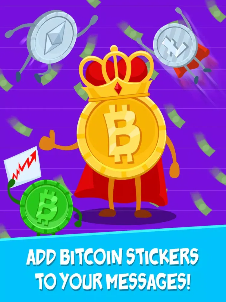 Screenshot di Cryptalk - Bitcoin Stickers iPad 
