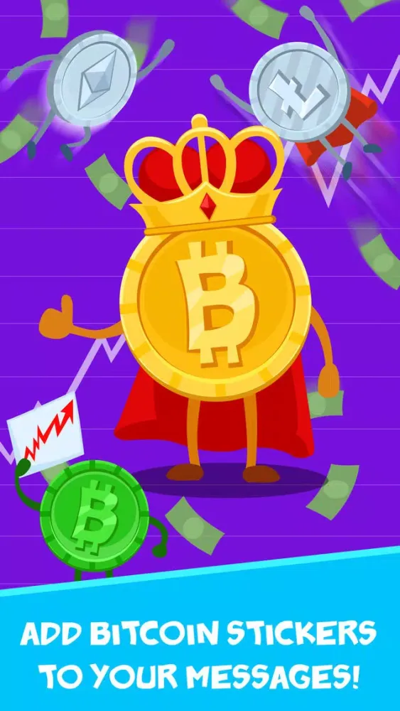 Screenshot di Cryptalk - Bitcoin Stickers