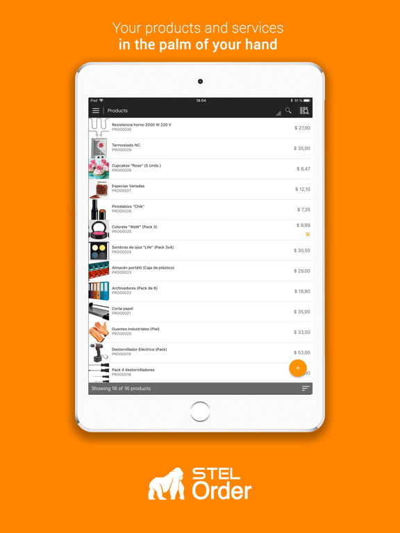 Ảnh chụp màn hình của STEL Order - ERP & CRM iPad 