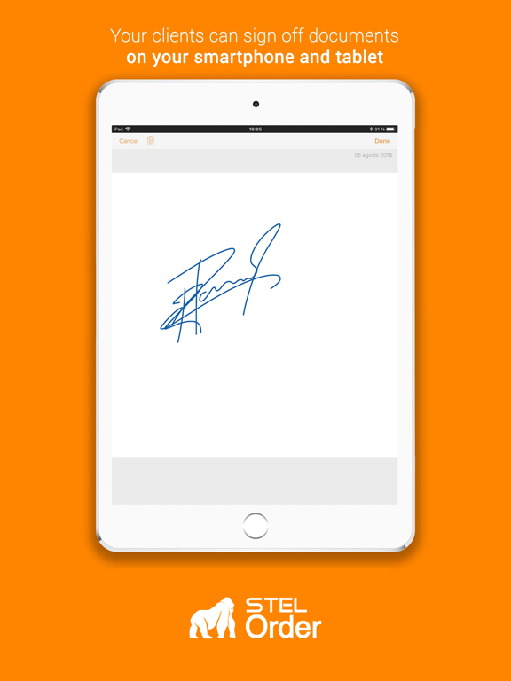 Ảnh chụp màn hình của STEL Order - ERP & CRM iPad 