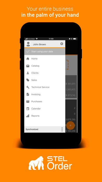 Ảnh chụp màn hình của STEL Order - ERP & CRM