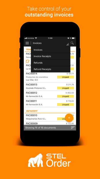Ảnh chụp màn hình của STEL Order - ERP & CRM