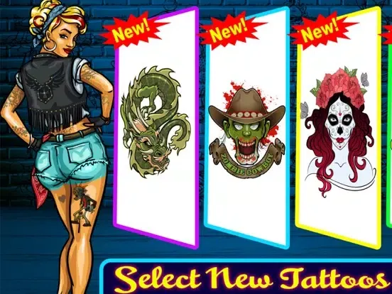 Ink Tattoo Maker Games Pro iPad  سکرین شاٹس