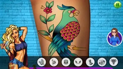 Ink Tattoo Maker Games Pro سکرین شاٹس