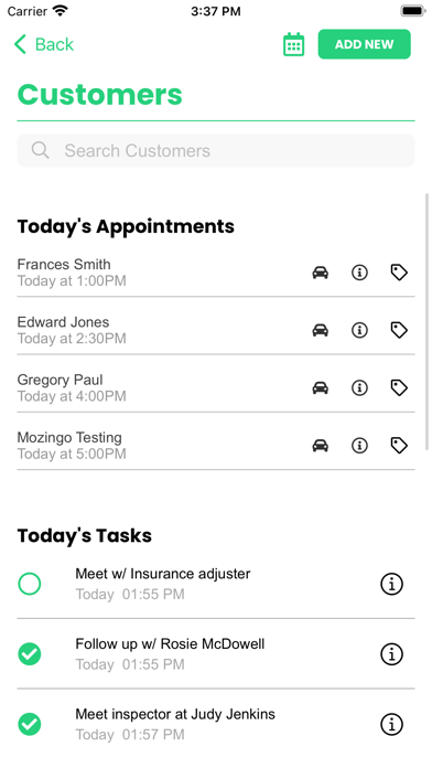SalesPro, formerly Leap Screenshots