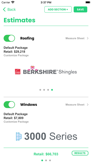 SalesPro, formerly Leap Screenshots