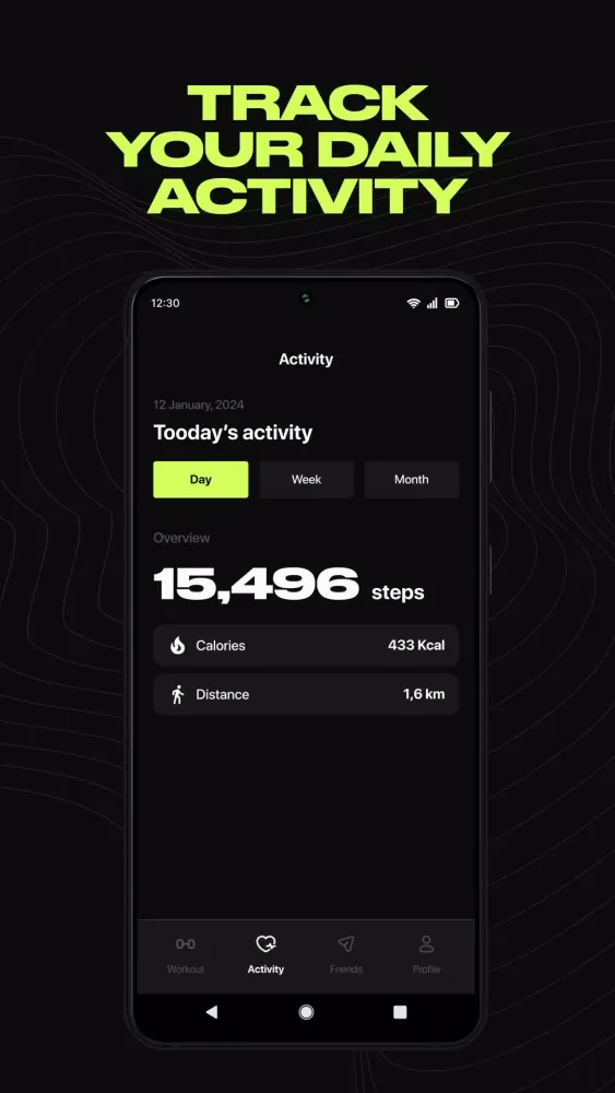 ภาพหน้าจอของ StepHealth