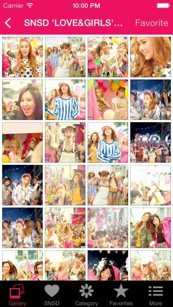 Tangkapan layar Picture Gallery for SNSD