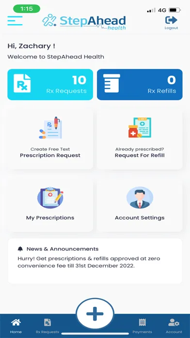 StepAhead Health Screenshots