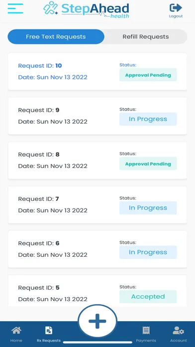 StepAhead Health Screenshots