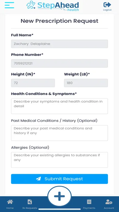 StepAhead Health Screenshots