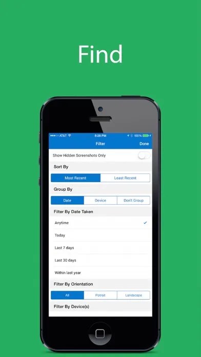 Screenshots - Find, Share, and Delete Screenshots 스크린샷