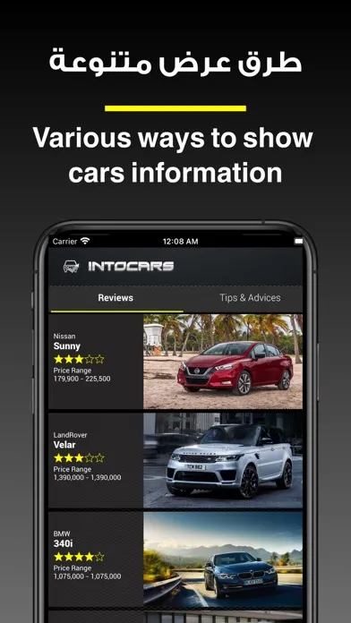 Screenshot di IntoCars