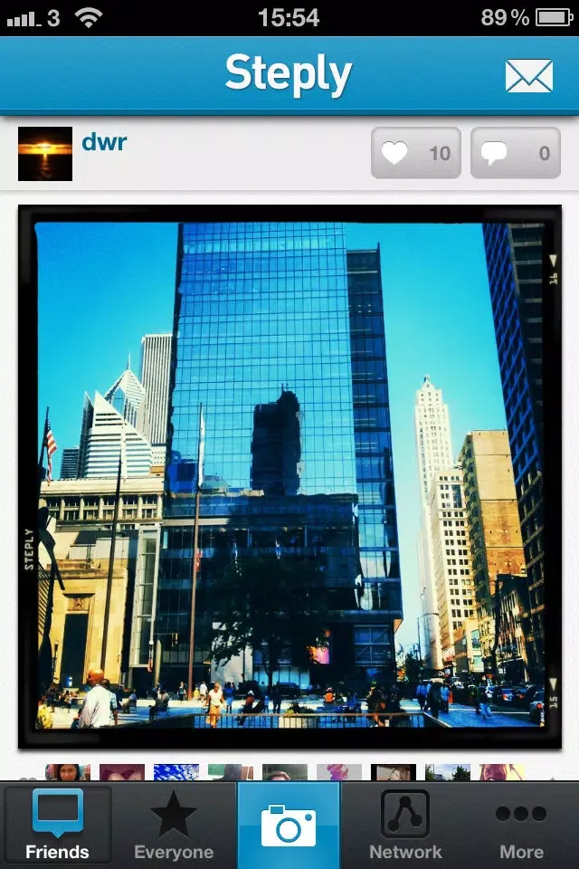 Capturas de tela do Steply