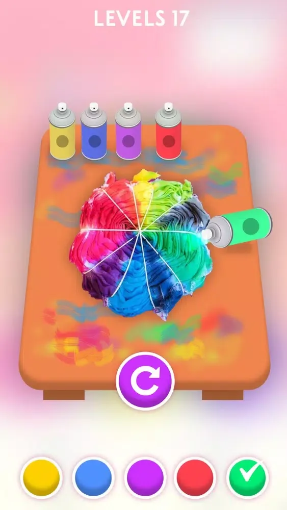 Скриншоты Tie Dye Game
