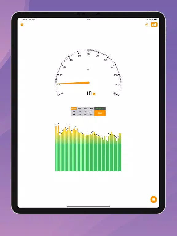 Sound Detector iPad 應用截圖