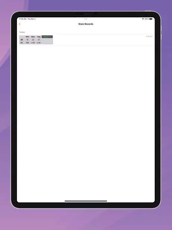 Sound Detector iPad 應用截圖