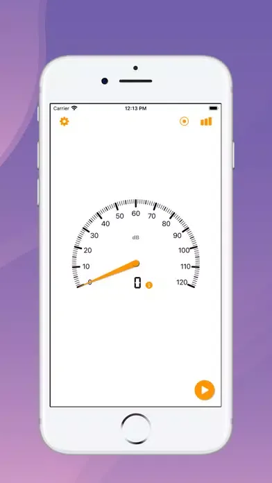 Tangkapan layar Sound Detector