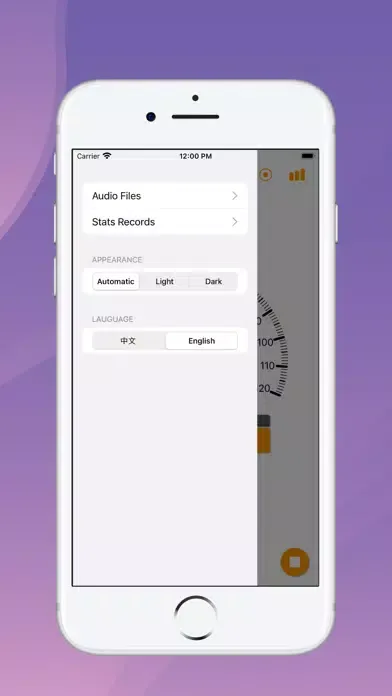 Tangkapan layar Sound Detector