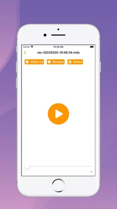 Tangkapan layar Sound Detector